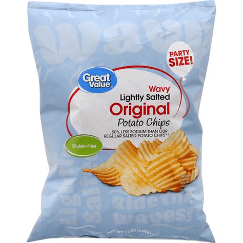 Great Value Wavy Potato Chips Nutrition Facts