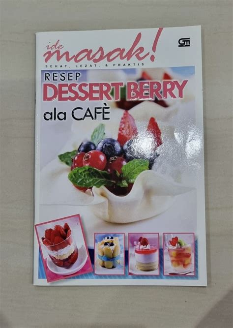 Buku Resep Dessert Berry Ala Cafe Buku Alat Tulis Buku Pelajaran Di