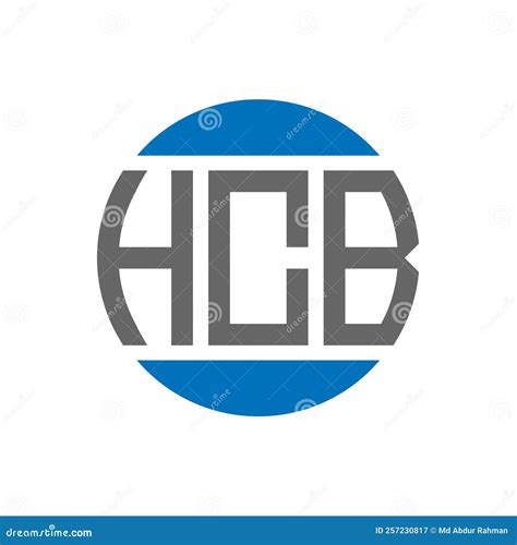 HCB Letter Logo Design on White Background. HCB Creative Initials ...