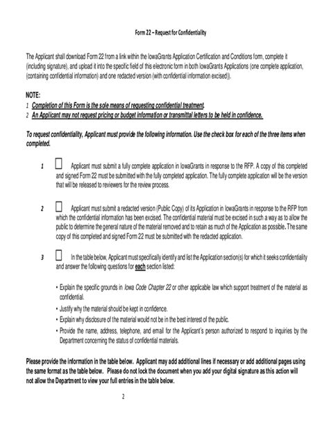 Fillable Online Form Request For Confidentiality Docest Fax Email