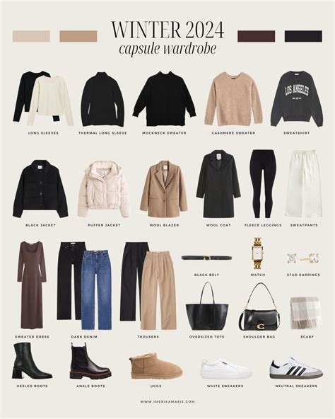 Winter 2023 2024 Capsule Wardrobe Outfit Ideas Erika Marie In 2024