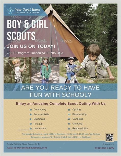 Kids Scouts Flyer By Dotnpix Graphicriver