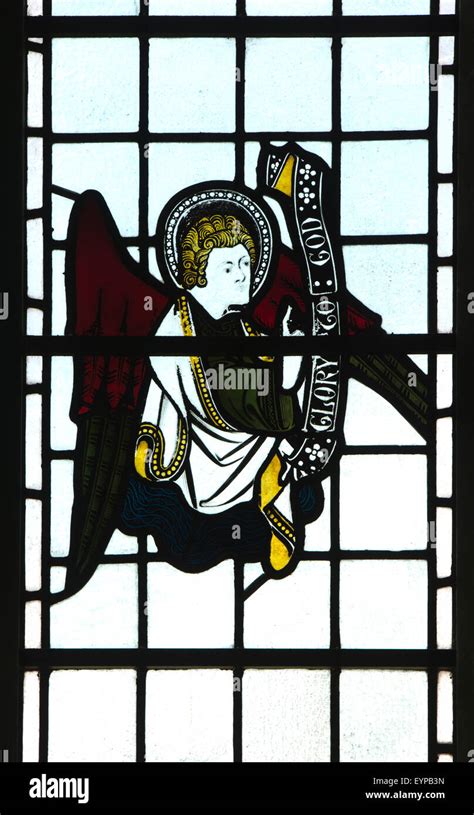 Glory To God Stained Glass St John`s Church Charfield