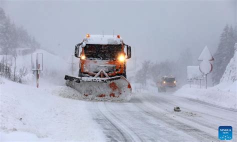 Heavy Snowfall In Parts Of Croatia Global Times