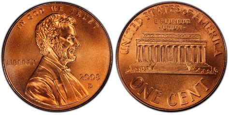 D C Satin Finish Rd Special Strike Lincoln Cent Modern