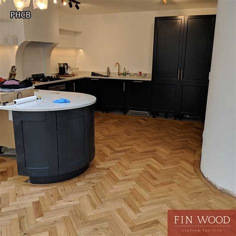 Parquet Herringbone With Curved Borders CraftedForLife