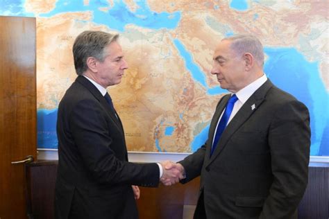 Netanyahu V Blinken Aras Nda G R Olub Azpolitika Onlayn Siyasi