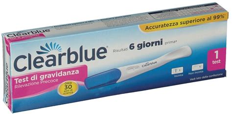 Clearblue Test Di Gravidanza Rilevazione Precoce In Saldo A