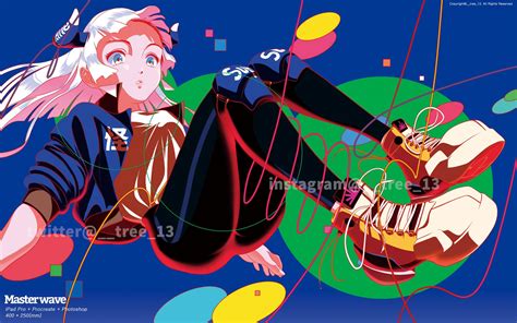 Safebooru 1girl Bangs Black Pants Blue Eyes Blue Jacket Blunt Bangs Circle Highres Horns