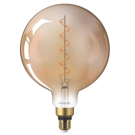 Philips Led Lampe Ersetzt W E Globe G Gold Warmwei Lume