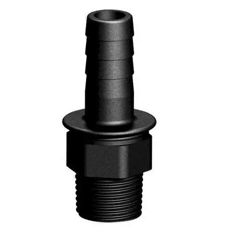 Raccord male 3 4 cannelé droit Ø19mm