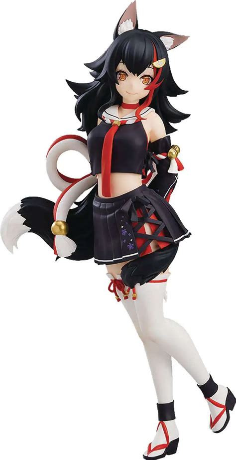 Hololive Pop Up Parade Ookami Mio 75 Collectible Pvc Figure Good Smile