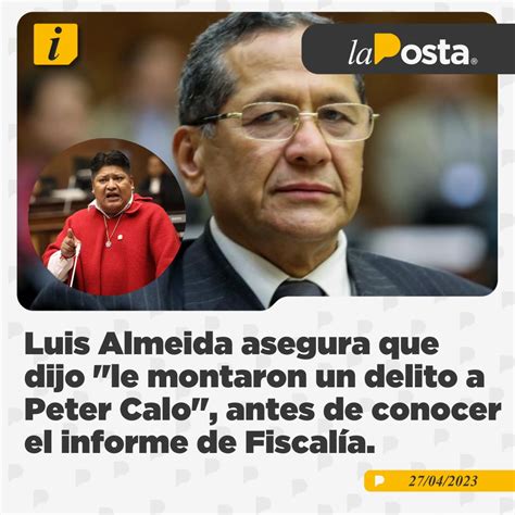 La Posta on Twitter Todo se entendió mal El PSC Y Luis Almeida no