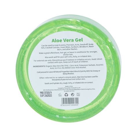 100 Pure Aloe Vera Soothing And Moisture Gel 300ml Lashcare