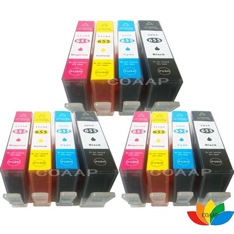 12x Compatible HP 655XL Ink Cartridge For HP655 Desk Jet Ink Advantage