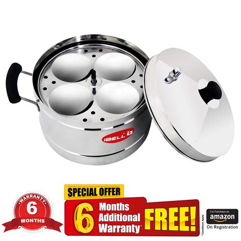 Ibell Plates Idly Cooker Stainless Steel Idli Maker Idlies Ibell