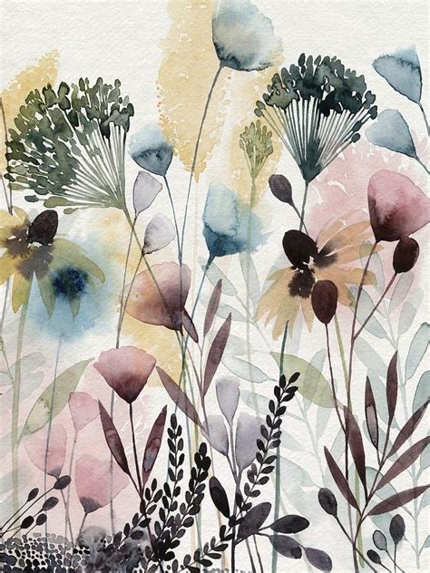 Pin By Gina Watkins On Watercolor In Watercolor Flower Art