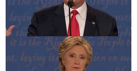 I Was Thinking Hillary Looked Awfully Orange Last Night Compare The Two Pictures And You Will