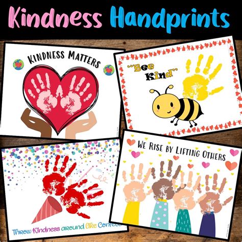 Kindness Handprint Craft Activities, Kindness week art project Keepsake ...