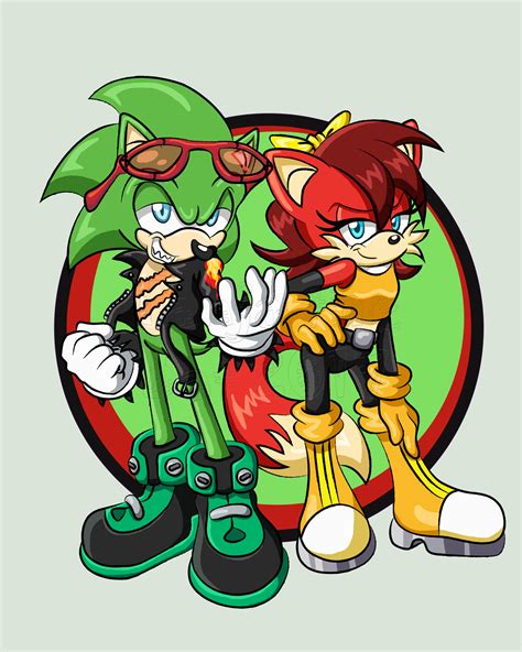 Scourge The Hedgehog And Fiona Fox