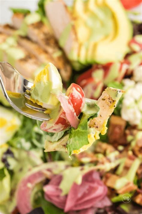 Green Goddess Salad With Chicken Panera Copycat The Fresh Cooky