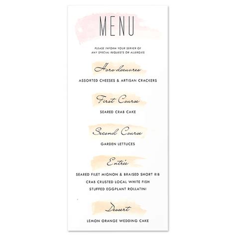 Brush Strokes Menu