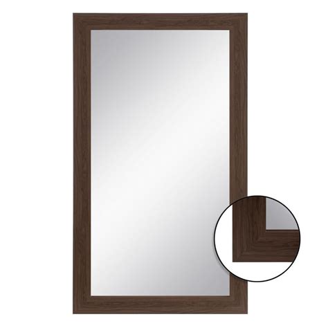 Miroir Mural 98 X 2 8 X 178 Cm Marron Dmf Leroy Merlin