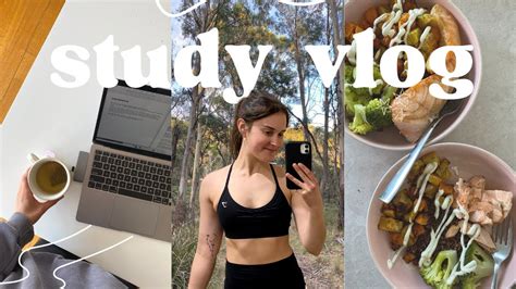 Study Vlog 7 Assignments Healthy Food Morning Walks Studying