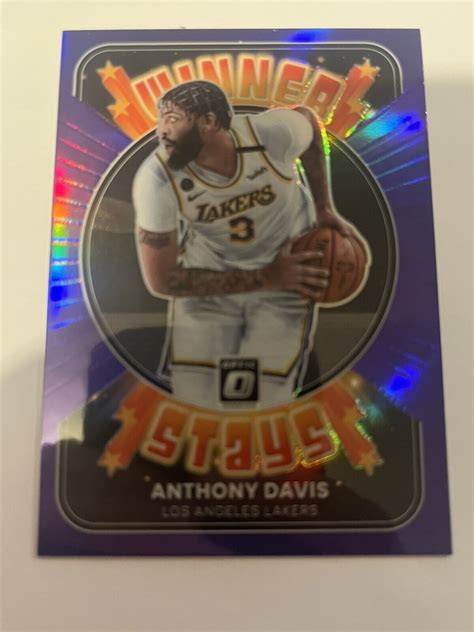 2021 22 Panini Donruss Optic Winner Stays Purple Prizm 7 Anthony