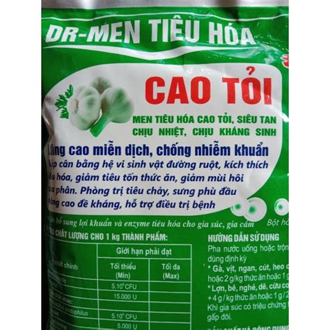 Mua Men Tiêu Hoá Cao Tỏi 200g 1kg Men Vi Sinh Thú Y Chim Gà đá Lợn Vịt Ngan Dê Thỏ Cừu Chó Mèo