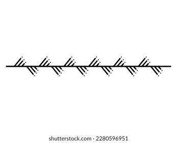 Single Border Line Design Element Stock Illustration 2280596951 ...