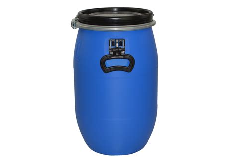 30L Litre Open Top Plastic Storage Drum Barrel Keg With Lid Food Grade