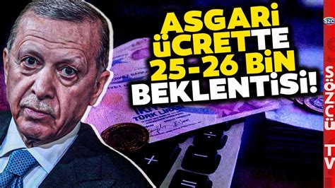 Asgari Ücrette 25 26 Bin TL Beklentisi Son Enflasyon Tablosu ile Ek