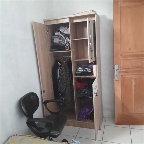 Lemari Pakaian Meja Rias Lunar Lemari Baju Pintu Meja Rias