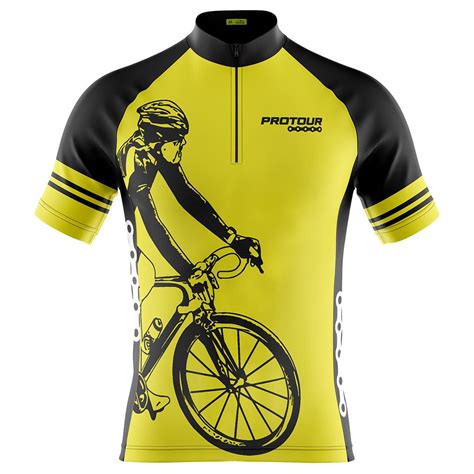 Camisa Ciclismo Manga Curta Masculina Bike Amarela Protecao Uv