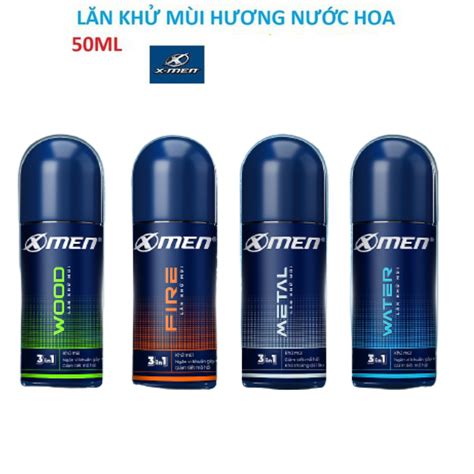 Lăn khử mùi X Men Hương Wood Fire 50ml chai Shopee Việt Nam