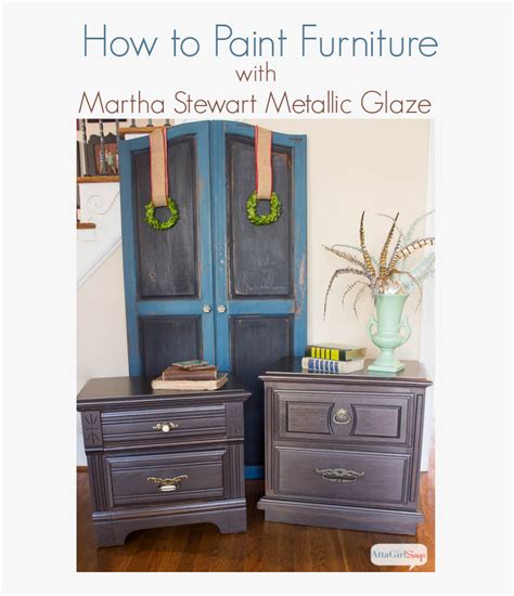 How To Paint Furniture With Martha Stewart Metallic - Martha Stewart ...