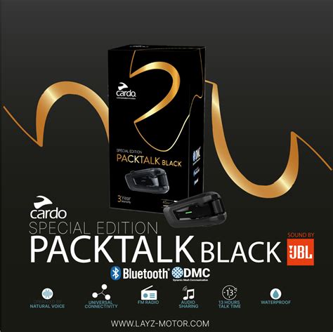 Cardo Introduces New Special Edition Packtalk Black Off