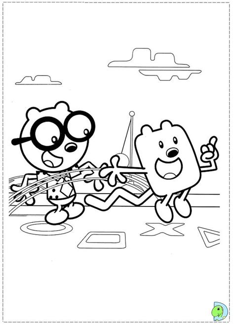 Wow Wow Wubbzy Coloring page- DinoKids.org