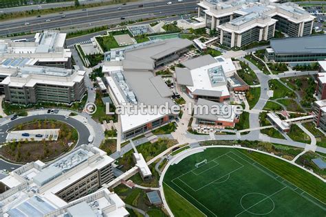 Latitude Image Microsoft Corporate Headquarter S West Campus Redmond Wa Aerial Photo