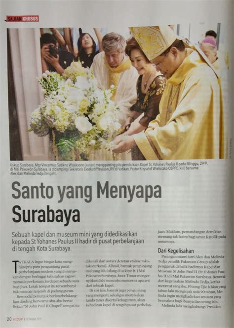 Katolik Magazine Special Edition Surabaya John Paul II Foundation