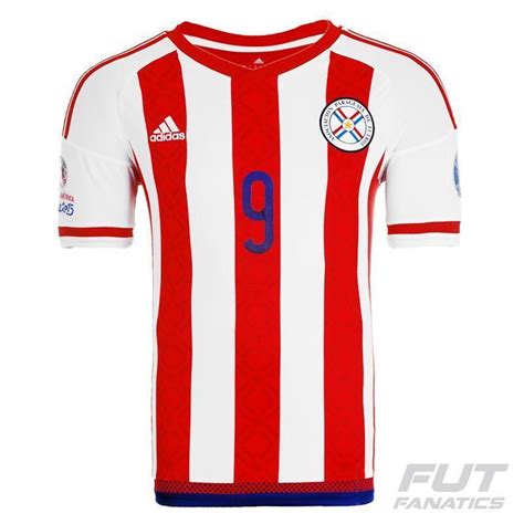 Camisa Sele O Paraguai Home S Ntorcedor Adidas Masculina