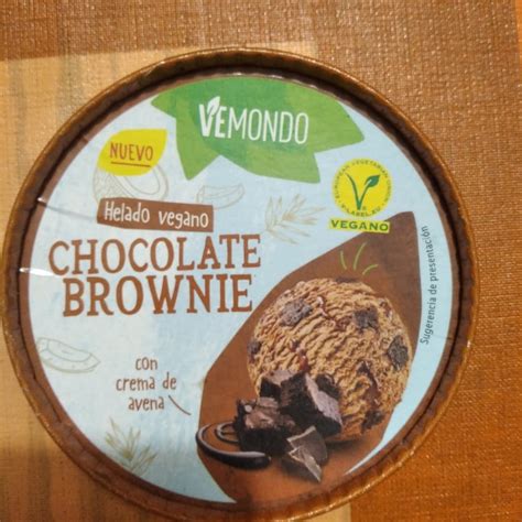 Vemondo Helado Vegano Chocolate Brownie Review Abillion