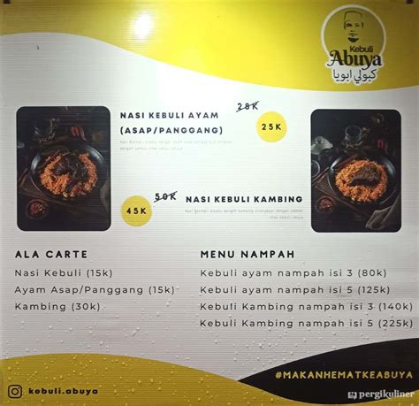 Selalu Diperbarui Menu Kebuli Abuya Limo Depok