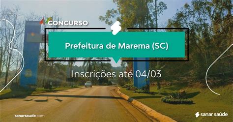 Concurso De Marema Sc Cargos Na Saúde