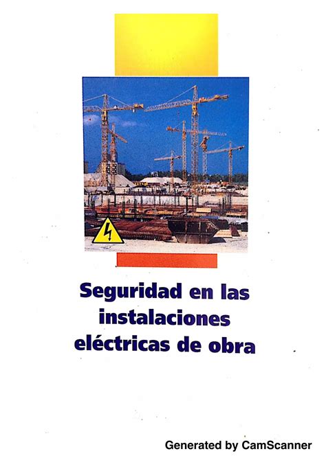 Seguridad En Las Instalaciones Electricas De Obra J Calvo PDF