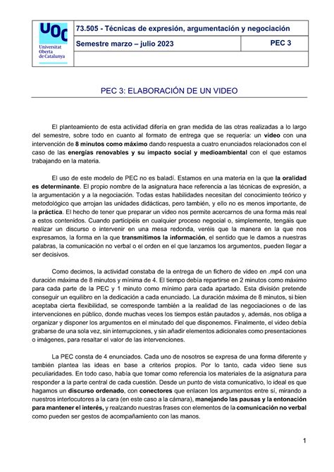 73505 Solpec 3 2022 2023 2 73 Técnicas de expresión argumentación