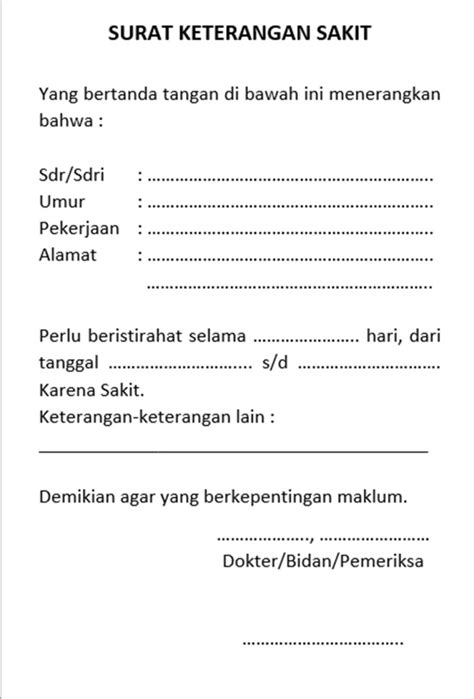 Detail Surat Dokter Semarang Koleksi Nomer