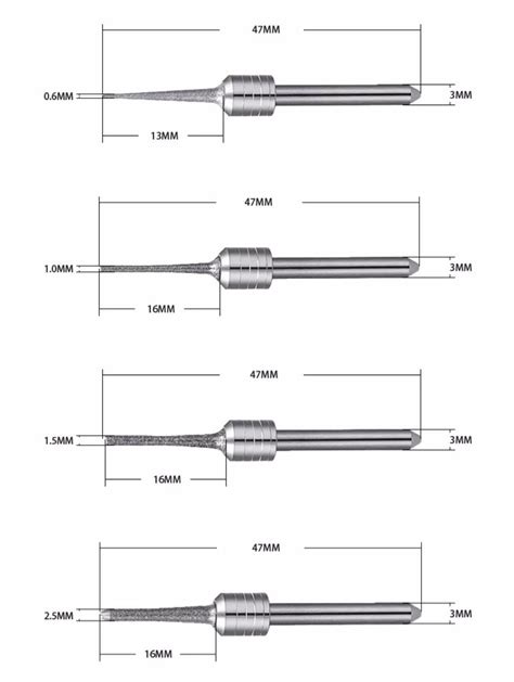 CAD CAM Glass Ceramic Dental Milling Burs For Girrbach