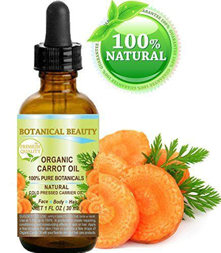 Botanical Beauty Organic Carrot Oil 100 Naturalpure Botanicalscold Pressed Carrier Oil 1 Fl